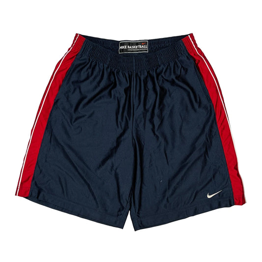 Nike Sport Shorts - 2XL Navy Polyester