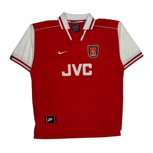 Arsenal F.C. Nike 1996-98 Home Football Shirt - XL Red Polyester