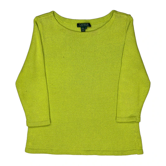 Ralph Lauren Jumper - Medium Green Cotton