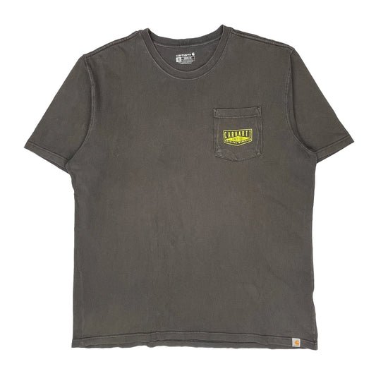 Carhartt Tall T-Shirt - XL Grey Cotton