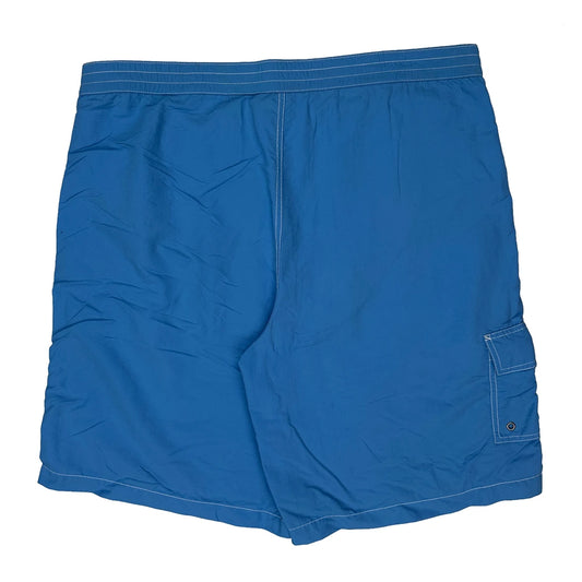 Vintage Polo By Ralph Lauren Checked Shorts - XL Blue Nylon