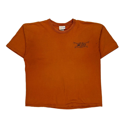 Racing Nascar T-Shirt - XL Orange Cotton