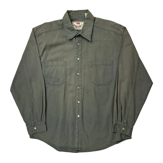 Levis Denim Shirt - XL Grey Cotton