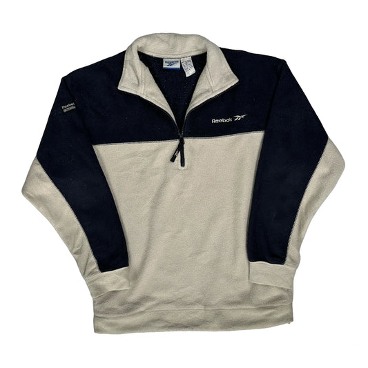 Reebok Fleece - Large Cream Polyester