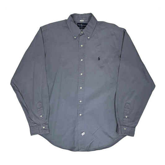 Custom Fit Ralph Lauren Shirt - XL Blue Cotton