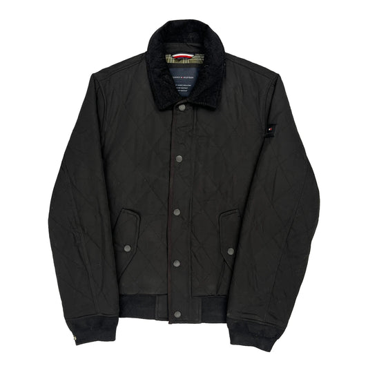 Tommy Hilfiger Bomber Jacket - Medium Black Polyester