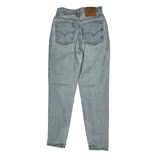 Made In USA Levis 512 Slim Fit Jeans - 28W UK 8 Light Wash Cotton