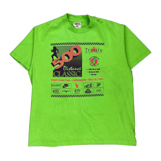 Tee Jays Single Stitch T-Shirt - Large Green Polyester Blend