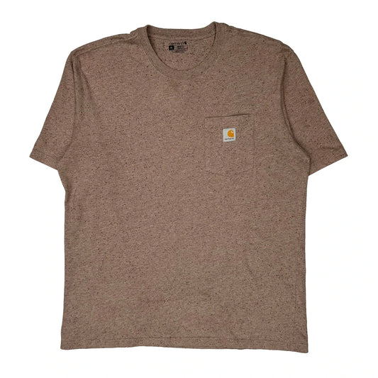 Carhartt T-Shirt - XL Brown Cotton