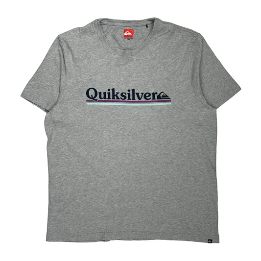 Vintage Quiksilver T-Shirt - XL Grey Cotton