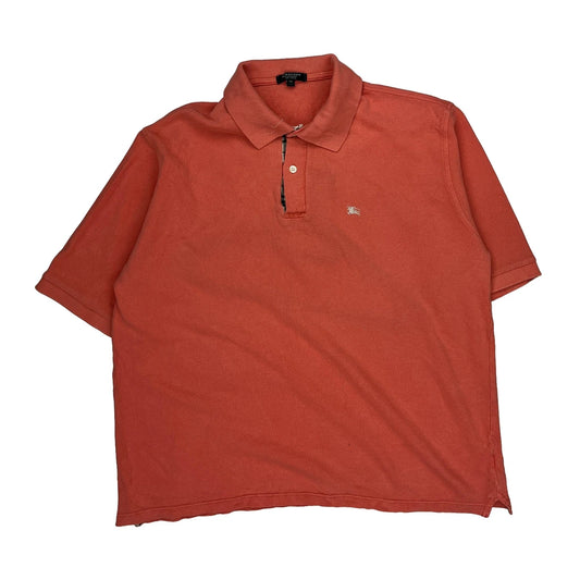 Burberry London Polo Shirt - XL Red Cotton