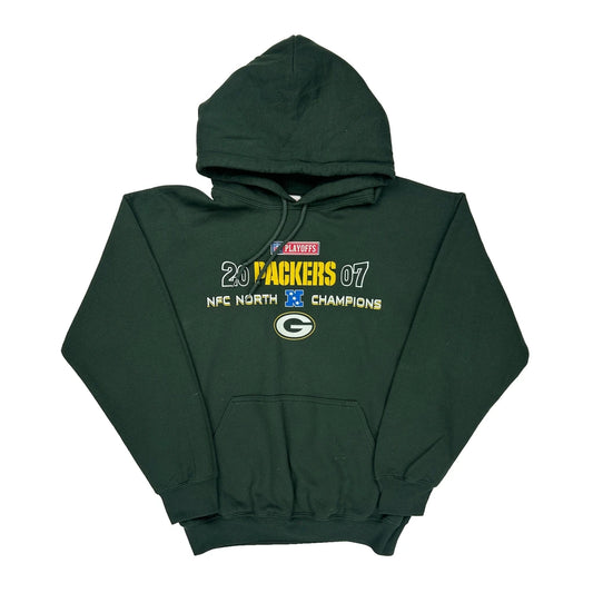 Green Bay Packers Nfl Football Hoodie - Medium Green Cotton Blend