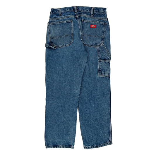 Dickies Carpenter Jeans - 36W 29L Blue Cotton