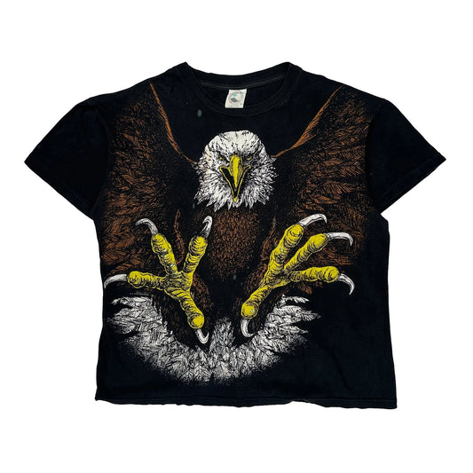 Vintage Caribbean Dream Single Stitch T-Shirt - XL Black Cotton