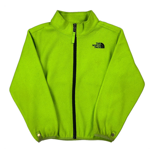Age 6 The North Face Fleece Jacket - XS Green Polyester