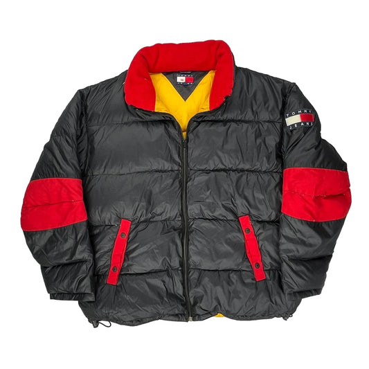 Tommy Jeans Puffer - 2XL Black Nylon