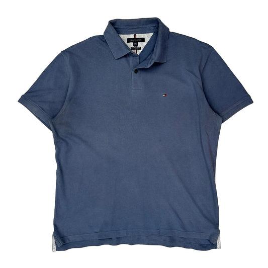 Tommy Hilfiger Polo Shirt - XL Blue Cotton