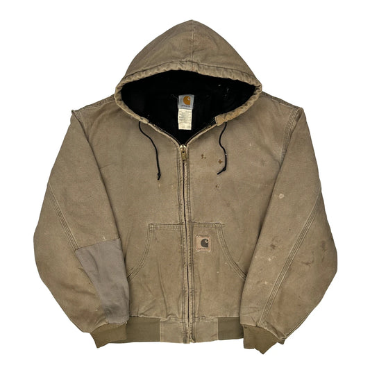 Carhartt J68 Des Jacket - 2XL Brown Cotton