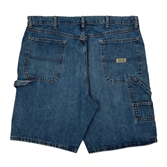 Wrangler Carpenter Shorts - 38W 10L Blue Cotton