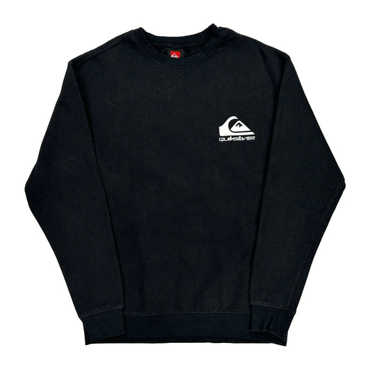 Quiksilver Sweatshirt - Small Black Cotton