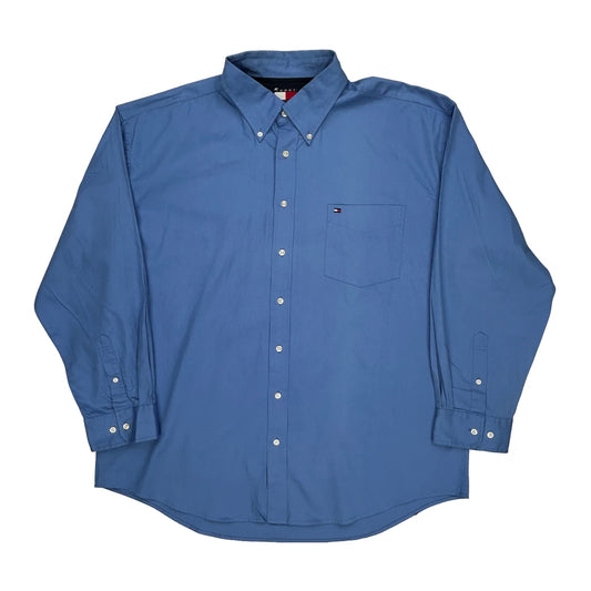 Tommy Hilfiger Shirt - 2XL Blue Cotton