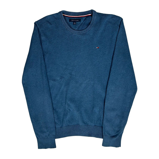 Tommy Hilfiger Jumper - Large Blue Cotton
