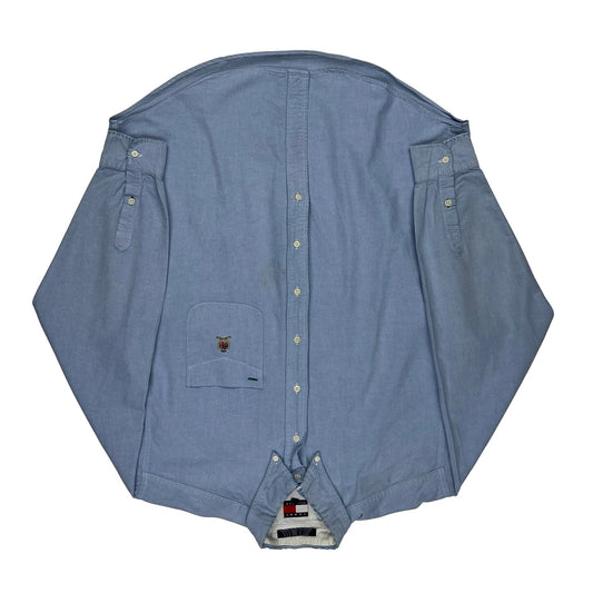 Tommy Hilfiger Shirt - Large Blue Cotton