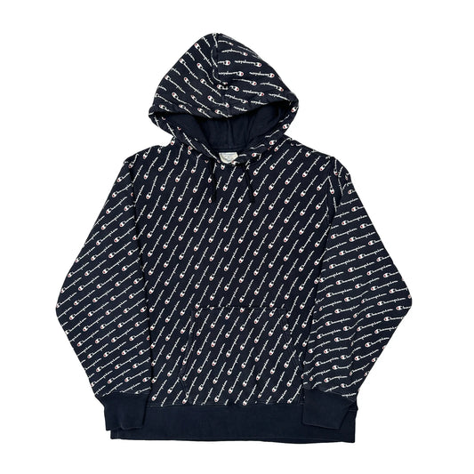 Reverse Weave Champion Hoodie - 2XL Navy Cotton
