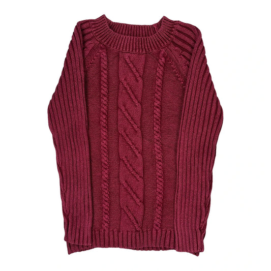 Vintage Woolrich Jumper - Small Red Wool