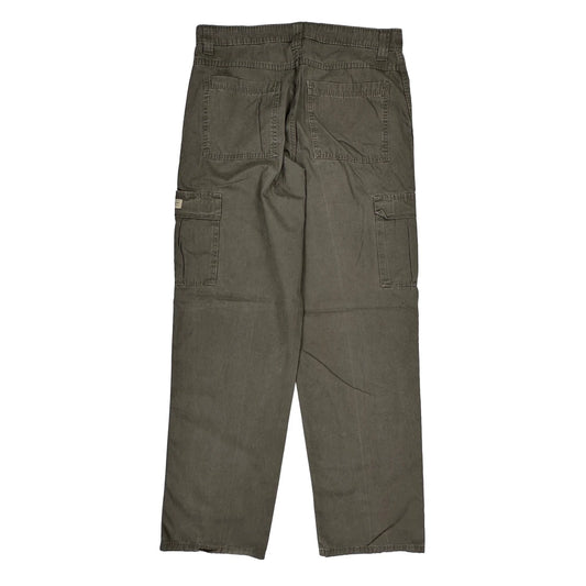 Wrangler Cargo Trousers - 33W 34L Grey Cotton