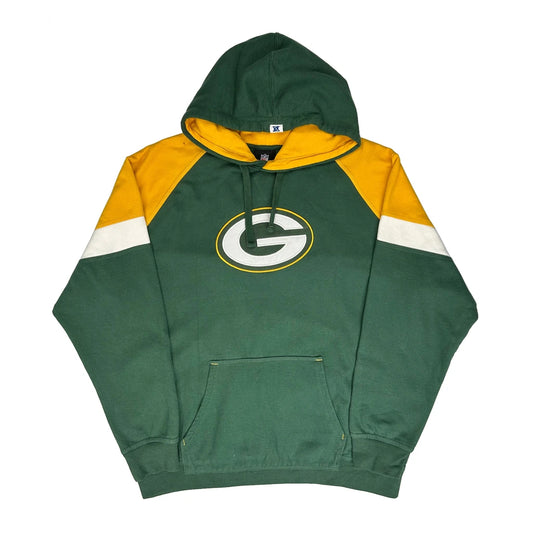 Green Bay Packers N.F.L. Team Apparel Graphic Hoodie - XL Green Cotton Blend
