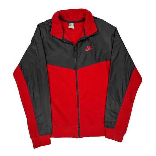 Nike Track Jacket - XL Red Polyester