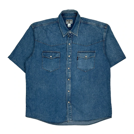 John Baner Denim Shirt - Large Blue Denim