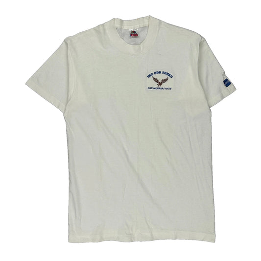 Fruit Of The Loom Single Stitch T-Shirt - Large White Cotton