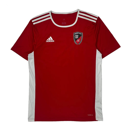 Vintage Bedford Bulldogs Adidas Football Shirt - Medium Red Polyester
