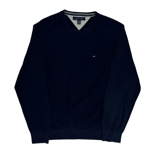 Vintage Tommy Hilfiger Jumper - XL Navy Cotton