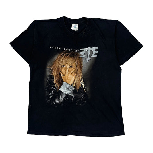 Your Little Secret World Tour 1996 Melissa Etheridge Single Stitch T-Shirt - Large Black Cotton