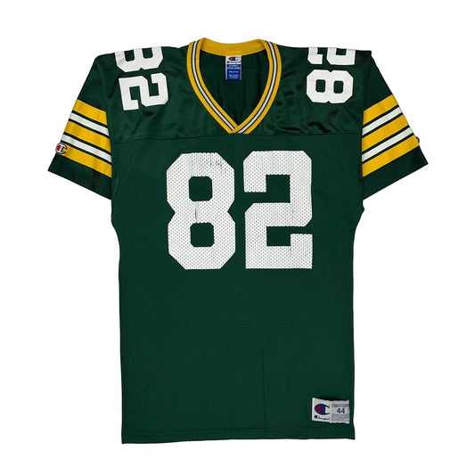 90S Green Bay Packers Champion Beebe Nfl Jersey - Large Green Polyester