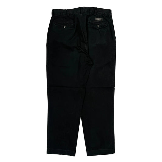 Polo By Ralph Lauren Chinos - 32W 30L Black Cotton