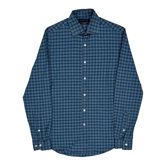 Tommy Hilfiger Slim Fit Shirt - Small Blue Cotton