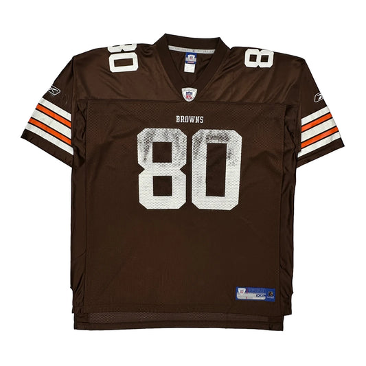 Browns Reebok Football Jersey - 2XL Brown Nylon