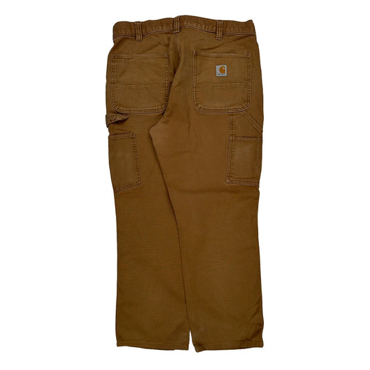 Carhartt Carpenter Trousers - 36W 28L Brown Cotton