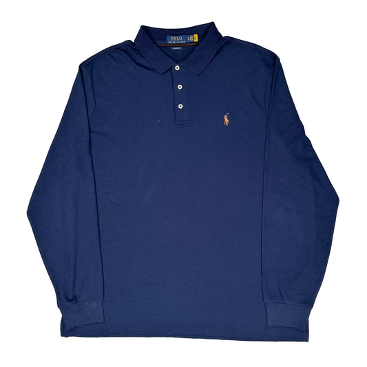 Polo By Ralph Lauren Polo Shirt - XL Blue Cotton