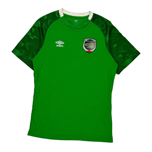 Nitros Umbro Football Shirt - Small Green Polyester