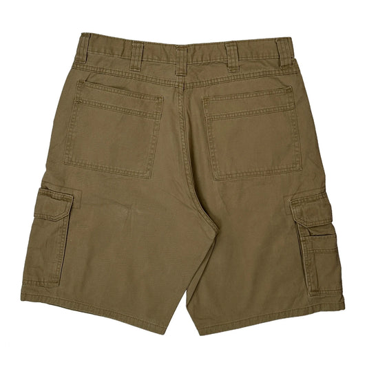 Wrangler Cargo Shorts - 34W 10L Khaki Cotton
