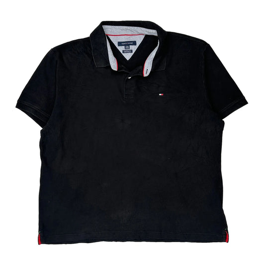 Tommy Hilfiger Polo Shirt - XL Black Cotton