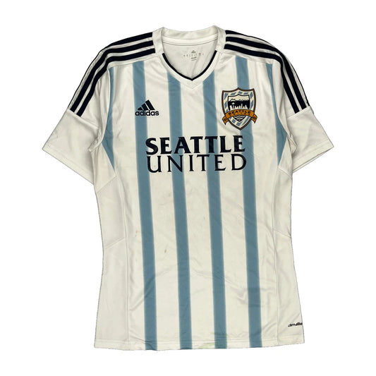 Seattle United Adidas Football Shirt - Small White Polyester