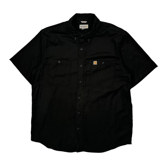 Carhartt Short Sleeve Shirt - XL Black Cotton