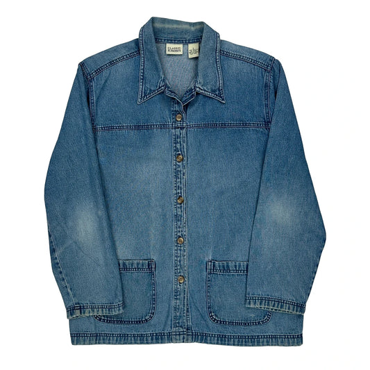 Classic Elements Denim Jacket - Large Blue Cotton