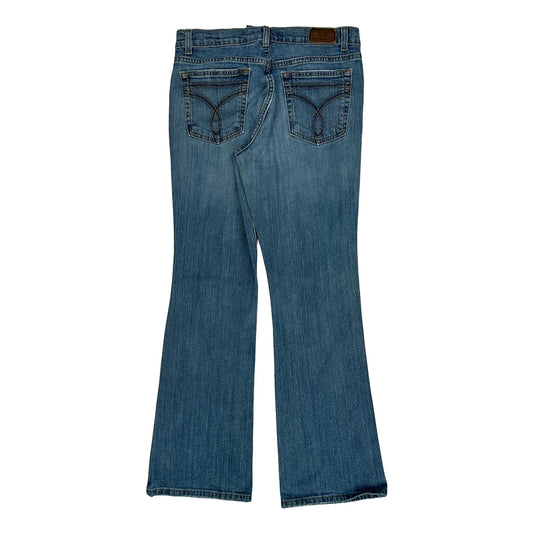 Calvin Klein Jeans Flared Jeans - 29W UK 8 Blue Cotton